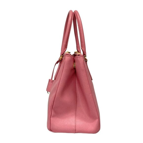 PRADA - Pink Leather Handbag - Picture 2 of 16